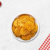 Everyday I'M Wafflin' Fries · (Vegetarian) Idaho potatoes sliced in an alternating waffle pattern, fried until golden brow...