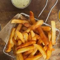 Potato Fries · Crispy potato fries seasoned to perfection