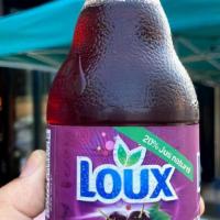 Sour Cherry Loux Greek Soda · 