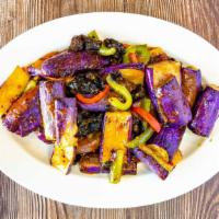 Eggplant With Spicy Sweet Sauce (Spicy) · Spicy.