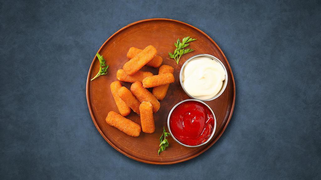 Mozz Sticks · Breaded mozzarella cheese that has been fried till crisp and golden served with house special sauces.