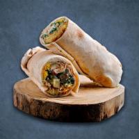 Falafel Wrap Sandwich Funk · Falafel wraps with fresh deep fried balls made of fava beans or chickpeas added with herbs, ...