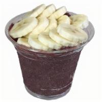 Keiki Acai Bowl · Organic Açai blended w/strawberries,  local banana, organic apple juice.   Topped with fresh...