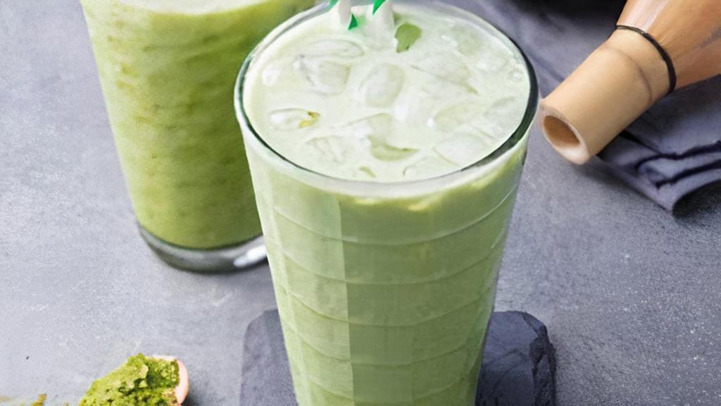 Matcha Green Tea Smoothie  · Organic soymilk, matcha green tea, vegan soy cream