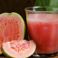 Guava Strawberry Smoothie  · Guava, strawberries, honey