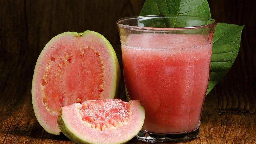 Guava Strawberry Smoothie  · Guava, strawberries, honey