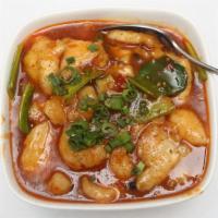 Diced Fish With Spicy Sauce · Extra hot and spicy.