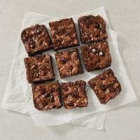 Hershey'S® Triple Chocolate Brownie · Nine squares of warm, oven-fresh goodness created with Hershey's cocoa, special dark chocola...