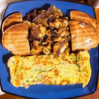 Western Omelette · Onions peppers ham