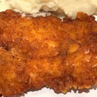 Fried Chicken Breast And 1 Side · 