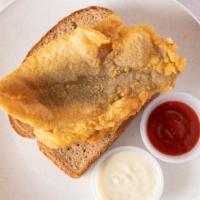 Whiting Fish Sandwich · 2pcs of fresh fish fried to perfection, let us know if you want it fried hard, on 2pcs of br...