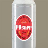 Bushburg 4-Pack · Bushburg Pilsner.  ABV: 5% • IBU: 30 • SRM: 6 • OG: 12°P. Hoppy Pilsner brewed with 100% Pil...