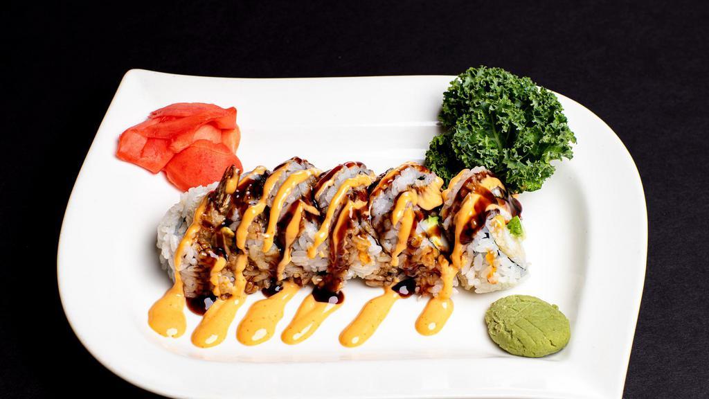 Spicy Shrimp Tempura Roll · Fresh sushi. roll or hand roll.