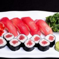 Tuna Combo · 4 Tuna Sushi & Tuna Roll.