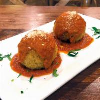 Arancini · Rice ball filled with ground meat
