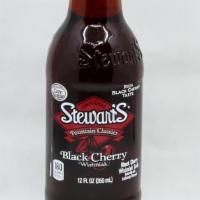 Stewart'S Black Cherry Soda** · 12 oz. Bottled