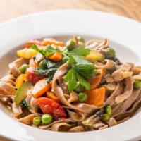 Fettuccine Integrali - Vegetarian · HOMEMADE Whole Wheat Pasta With Mixed Vegetable.