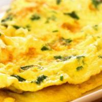 Cheese Omelet · Your choice of cheese. Pork Bacon and Pork Sausage only, no substitutions.