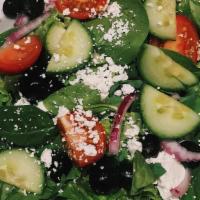 Greek Salad With Romaine Lettuce · 