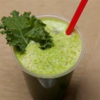 Green Juice · Kale, spinach, parsley, celery, cucumber, green apple.