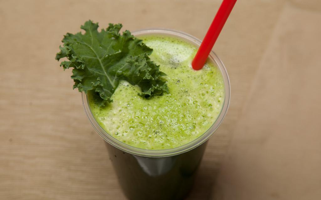 Green Juice · Kale, spinach, parsley, celery, cucumber, green apple.