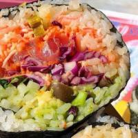 That Fire · Julienne Cucumbers | Jalapeños | Red Cabbage | Kani Salad | Avocado | Spicy Tuna | Wasabi Ai...