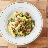 Orecchiette · house made sausage, broccoli rabe, fresno chili, parmigiano