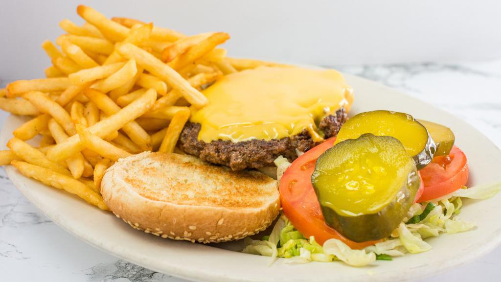 Cheeseburger · Jimbo's Hamburger Place favorite: