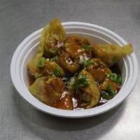 Pan Fried Wonton With Oyster Sauce · 