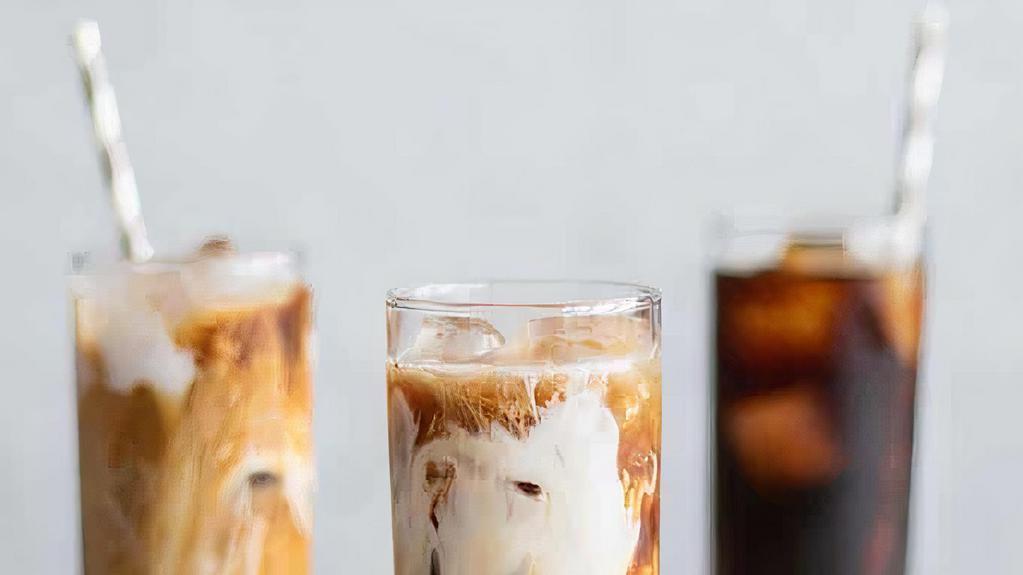 Iced Coffee · Regular or decaf.