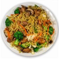 Chicken Stir-Fry Noodle · Chicken with your choice of noodle and fresh vegetables (up to 5)