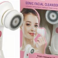 Sonic Facial Cleanser Brush Set · Get a superior clean with the sonic facial cleanser! Hand-washing may remove makeup, but it ...