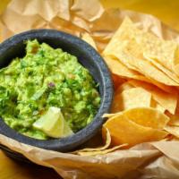 Chips & Guacamole · House-made tortilla chips with fresh daily made guacamole