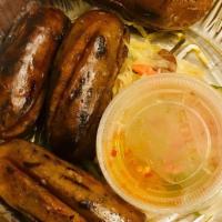Inihaw Longanisa (4 Pc) · Grilled Filipino sausage on a stick.