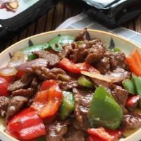 Beef With Oyster Sauce And Pepper/蚝油尖椒牛肉 · 