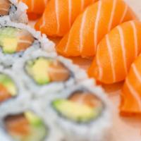 Roll And Sushi · 6 pcs nigiri and 8pcs roll