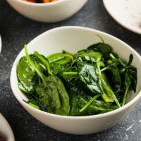 Sauteed Greens · Seasonal Green Vegetables Sauteed In Olive Oil.