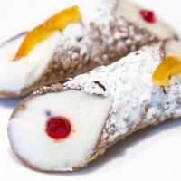 Cannoli Siciliani · Homemade Cannoli shell filled with sweetened ricotta and chocolate chips
