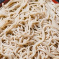 Mori  · Homemade plain cold noodles with dipping sauce.
