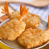 Fried Jumbo Shrimp · Six pieces.