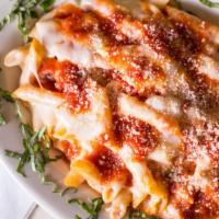 Baked Ziti · Traditionally topped with Royal's famous baked zit.