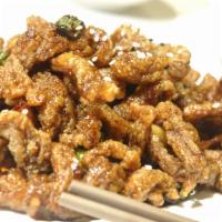 Dry Sauteed Tangy Crispy Beef · A must try.