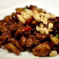 Kung Po Chicken With Hot Pepper Sauce · Most Popular Szechuan Home Style Dish. Hot & Spicy