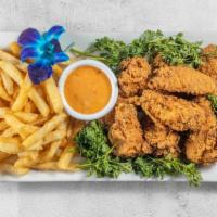 Chicken Wings & Fries  · Breaded Chicken wings and Golden Friend French fries