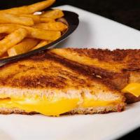 Kid'S Grilled Cheese · Served with French fries.