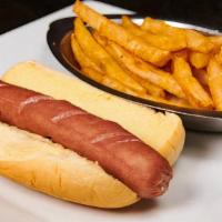 Kid'S Hot Dog · Served with French fries.