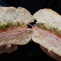Turkey Sandwich · House roasted turkey breast sliced thin and piled high.