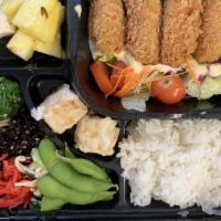 Fried Oyster Bento · 