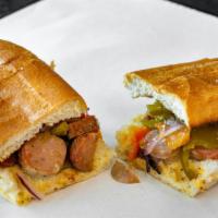 Small Sausage And Peppers And Onions · Sausage peppers and onions add toppings of choice or sauce..comes plain !