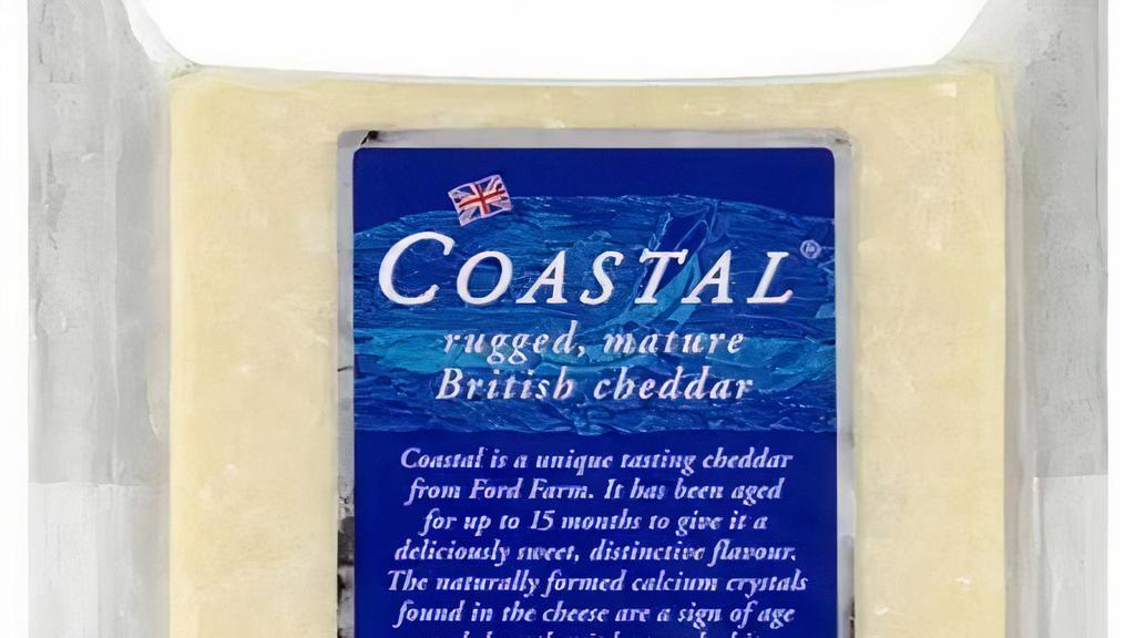 Coastal Cheddar * - 0.50 Lb · Coastal Cheddar is a rich, rugged and mature cheddar, handmade in the rolling hills on the stunning Dorset coastline, Coastal Cheddar is often characterized with a distinctive crunch – a result of the calcium lactate crystals which form naturally in the cheese as it matures. We're proud to call this our 